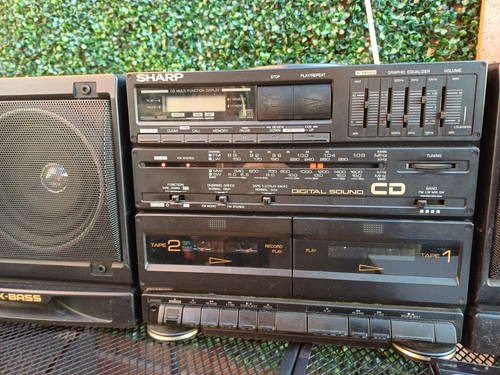 Sharp boombox getto blaster - boombox,