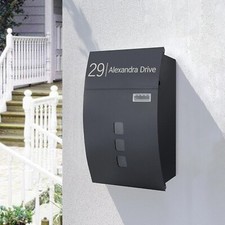 Personalised Curved Letter Box