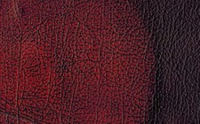 Chesterfield High Back Chair + Footstool Italian Oxblood Real Leather