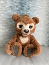 Furreal Cubby the Curious Bear Interactive Plush Toy brown 14.5" tall seated