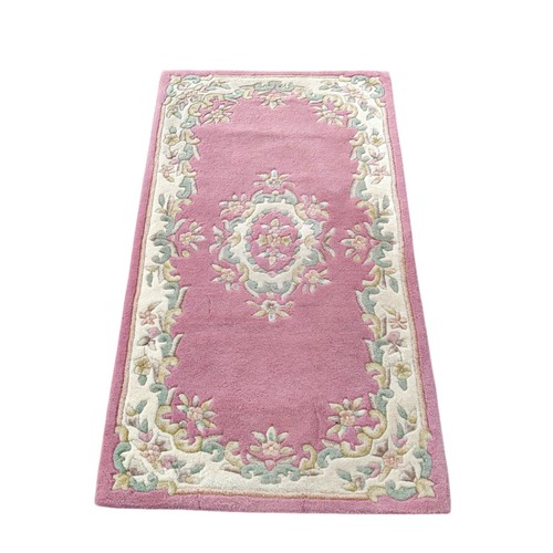 Vintage chinese rug pink - chinese,