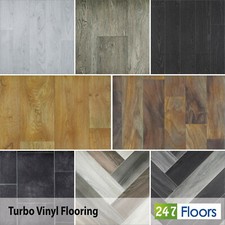 Cheap Vinyl Flooring Lino ONLY £9.99 Wood & Tile Effect Bathroom Kitchen