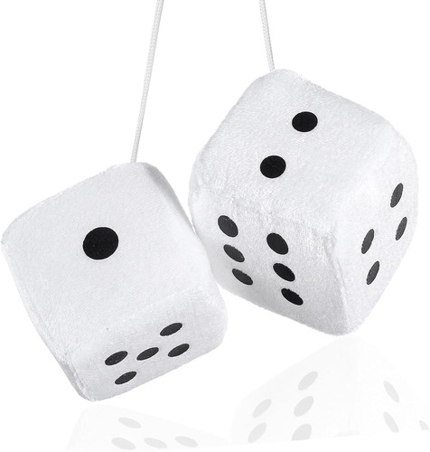 Fuzzy dice for rear - for, view