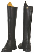 TuffRider Ladies SHORT Baroque Equestrian Field Boots, sz 8 reg calf, NEW