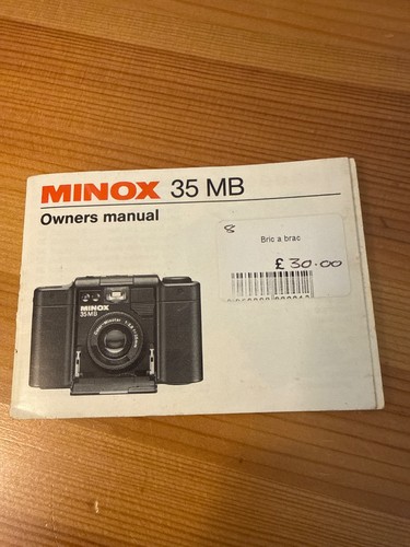 Minox owners manual - 35,