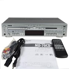 TEAC MD-70CD-S CD Player MD Recorder Compact Disk MiniDisk Meck Tested MA05 5.5