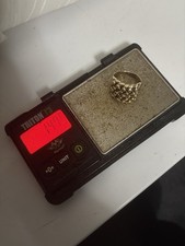 Heavy 9ct Gold Keepers Ring 14.75g Size X In Decent Condition Fully Hallmarked