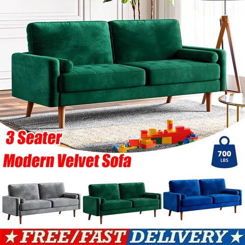 Seater velvet sofa - velvet,
