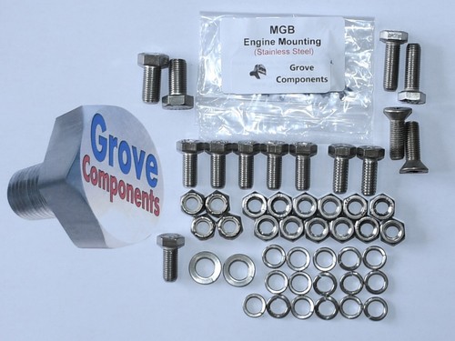 Mgb engine mounting chrome - mgb,