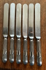 6 Antique Silver Plated Walker