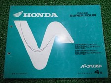 CB400SF Parts List, 4th