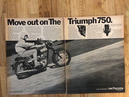 1969 triumph trident t150 750 - triumph,