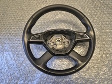 Skoda Octavia MK3 2013 - 2017 Leather Multifunction Steering Wheel 5E0419091AC