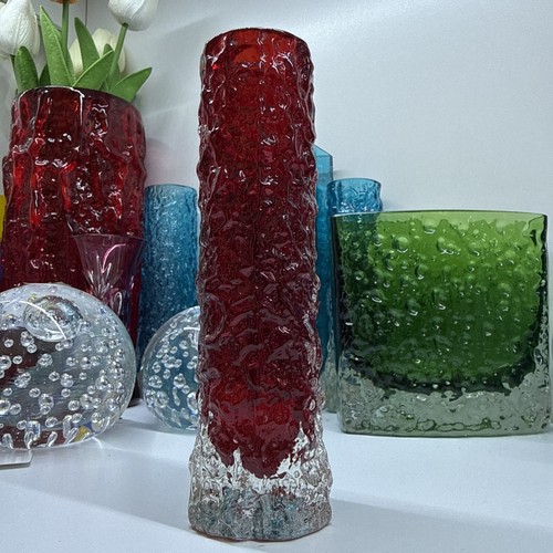 Whitefriars finger glass vase - finger,