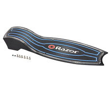 Razor E100 Glow Deck Plate w/Grip Tape, Screws & LED Lights-Blue