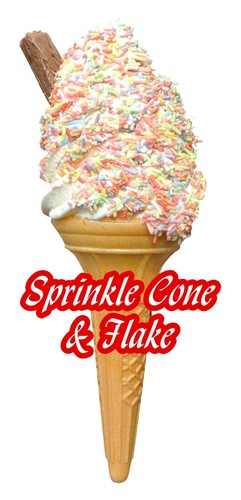Soft ice cream sprinkle - soft,