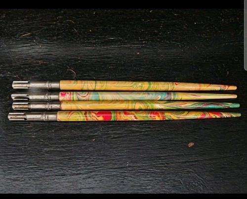 Vintage marbled dip pen - dip,
