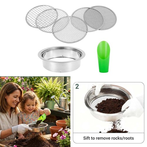 Garden soil sieve riddle - garden,