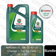 Castrol MAGNATEC 5w-30 A5 Oil Change + Top up Pack, 5L + 1L