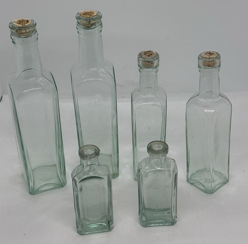 Vintage glass bottles - vintage,