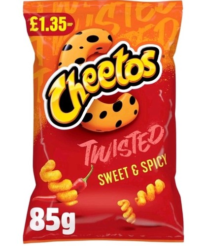 Cheetos twisted sweet spicy - cheetos,