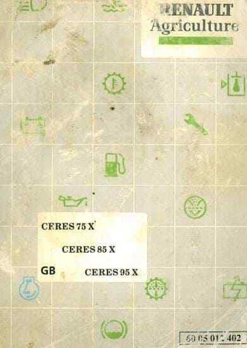 Renault tractor ceres 75x - 75x, 85x