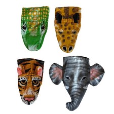 Vintage Early Learning Centre Cotton Animal Hand Puppets 1980s ELC