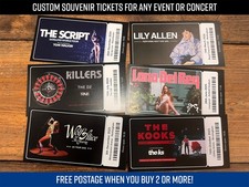 Souvenir Event Concert Ticket