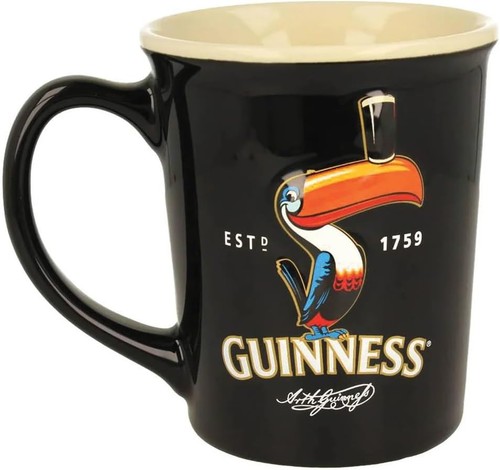 Guinness toucan black embossed - guinness,