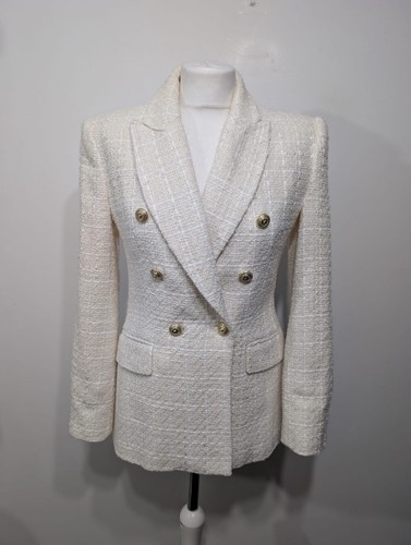 Zara tweed ecru cream - tweed,