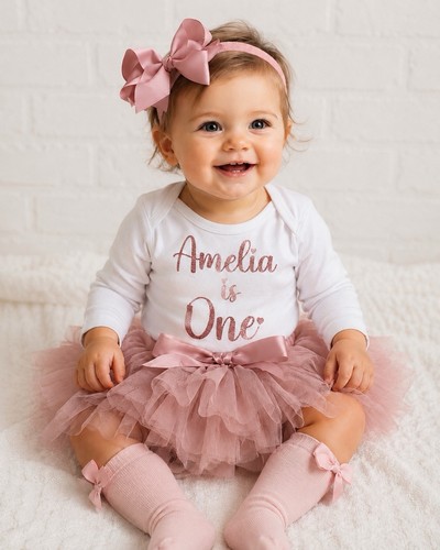Personalised 1st birthday - 1st, tutu