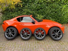 Mazda MX5 Mk 4 Original Alloy Wheels x 4 with 2 x new and 2 x good tyres