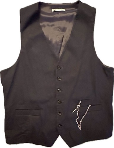 Zara man vest large navy - man,