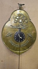 Brass Mount Gustav Becker Wall Clock Cowtail Pendulum