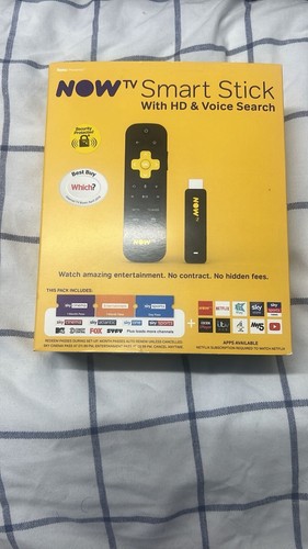 Now smart stick with - now, &
