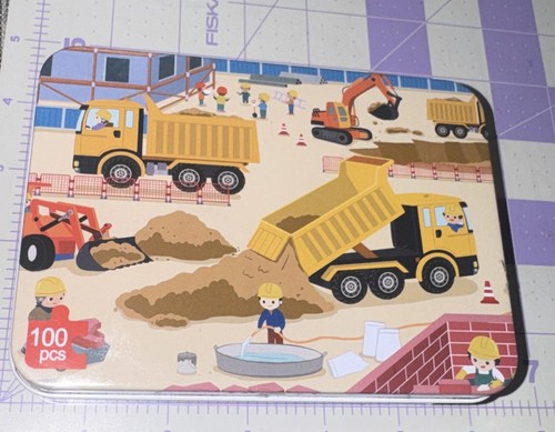 100 piece puzzle - puzzle, metal