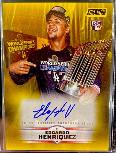 Edgardo henriquez rookie card - edgardo,