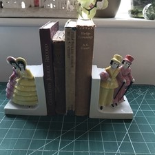 Vintage Ceramic Bookends, Made