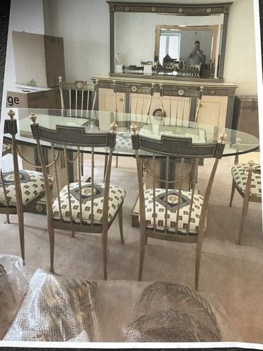 Versace table chairs - versace,