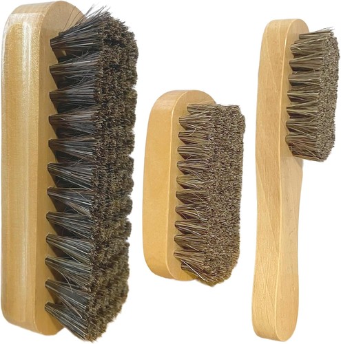 Pack horsehair stain brushes - horsehair,