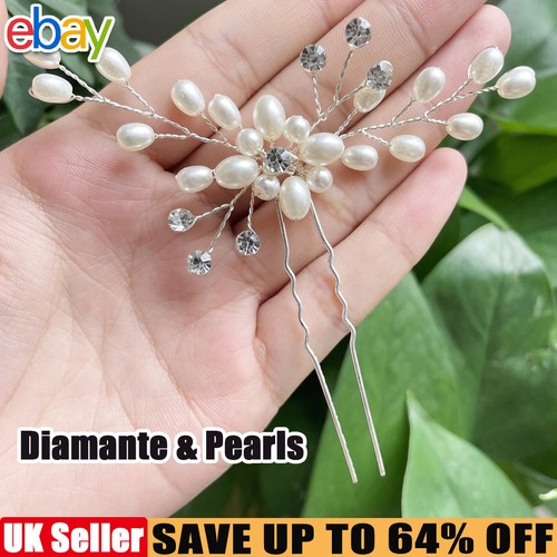 Flower wedding hair pins - wedding,