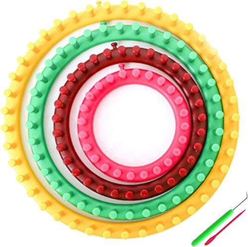 Round knitting loom - round, knit