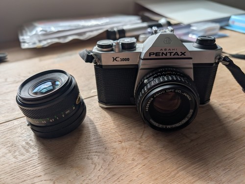 Pentax k1000 35mm slr camera - 35mm,