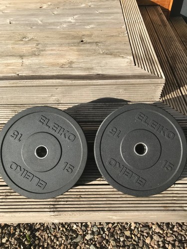 Eleiko 15kg bumper - xf, plates