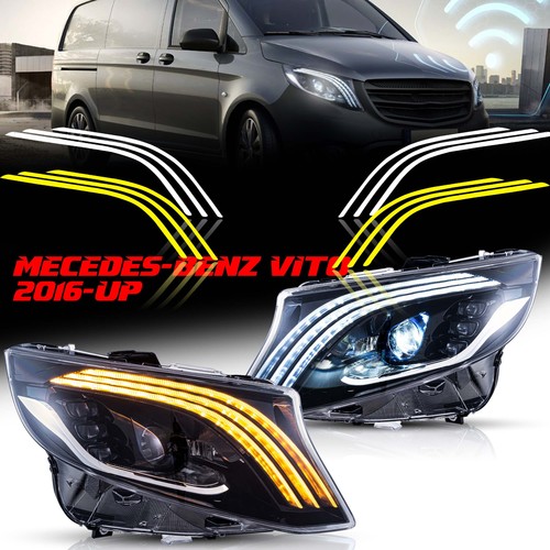 Pair led headlights for - headlights,