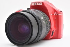 ▶︎[Near MINT] PENTAX K K-x 12.4MP Digital SLR Camera Red w/ 128-80mm From JAPAN