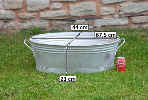 Vintage old metal aluminium