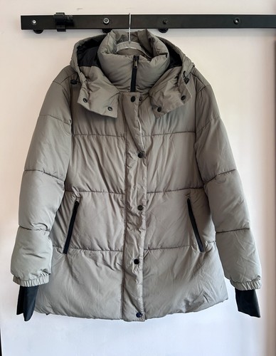 Zara khaki grey - khaki/grey, puffer