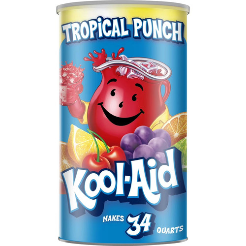 Kool aid sweetened tropical - sweetened,