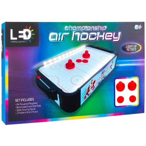 Led air hockey table set - table, 2
